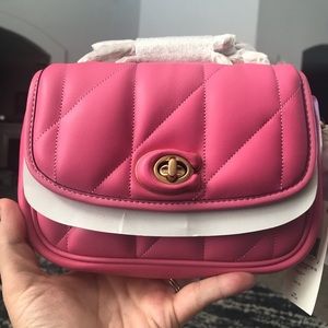 Coach Pillow Madison 18 Petunia Pink NWT